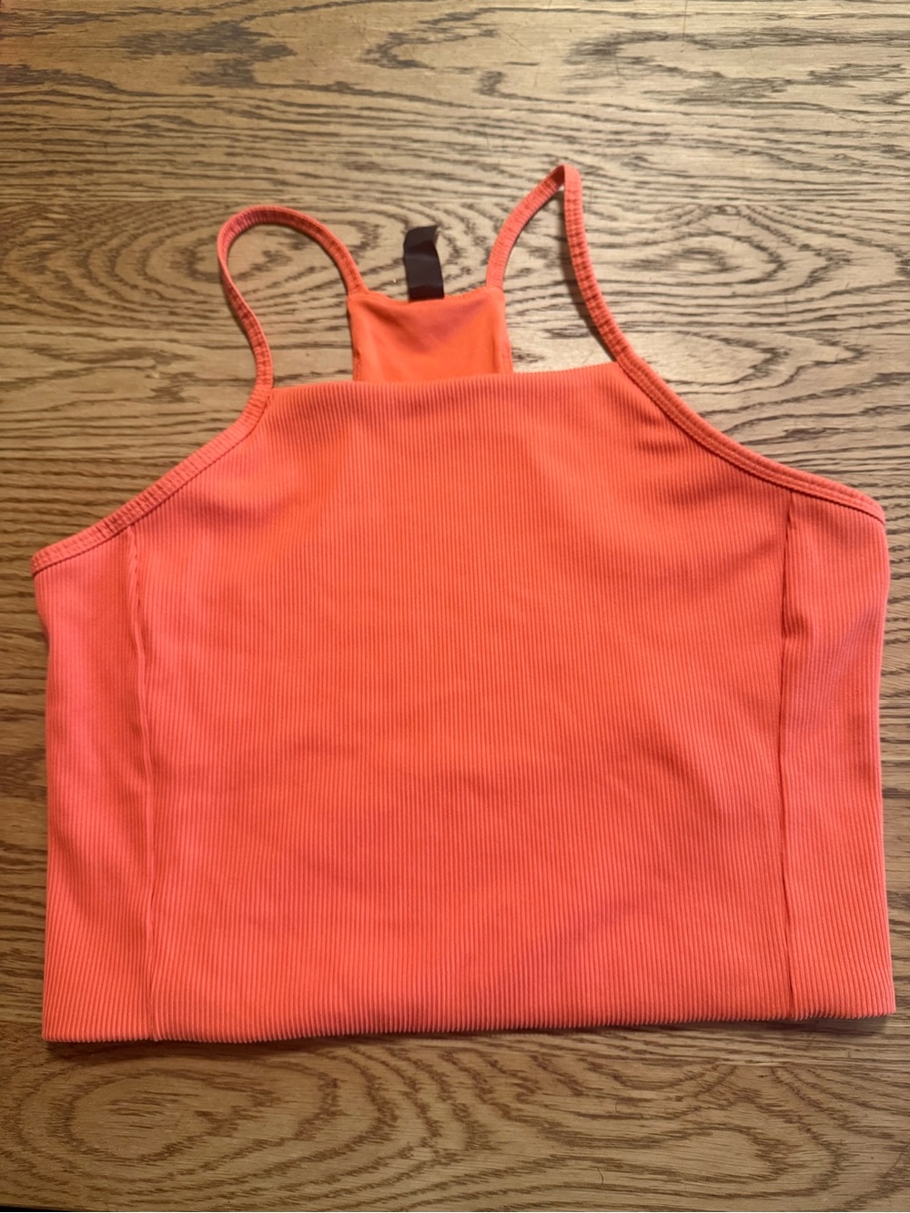 The North Face Coral Ribbed High-Neck Crop Tank